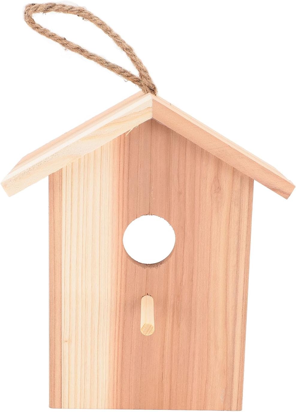 Vogelhaus aus Zedernholz für den Aussenbereich mit Transparentem Design, Fenster-Vogelhaus, Vogelnis