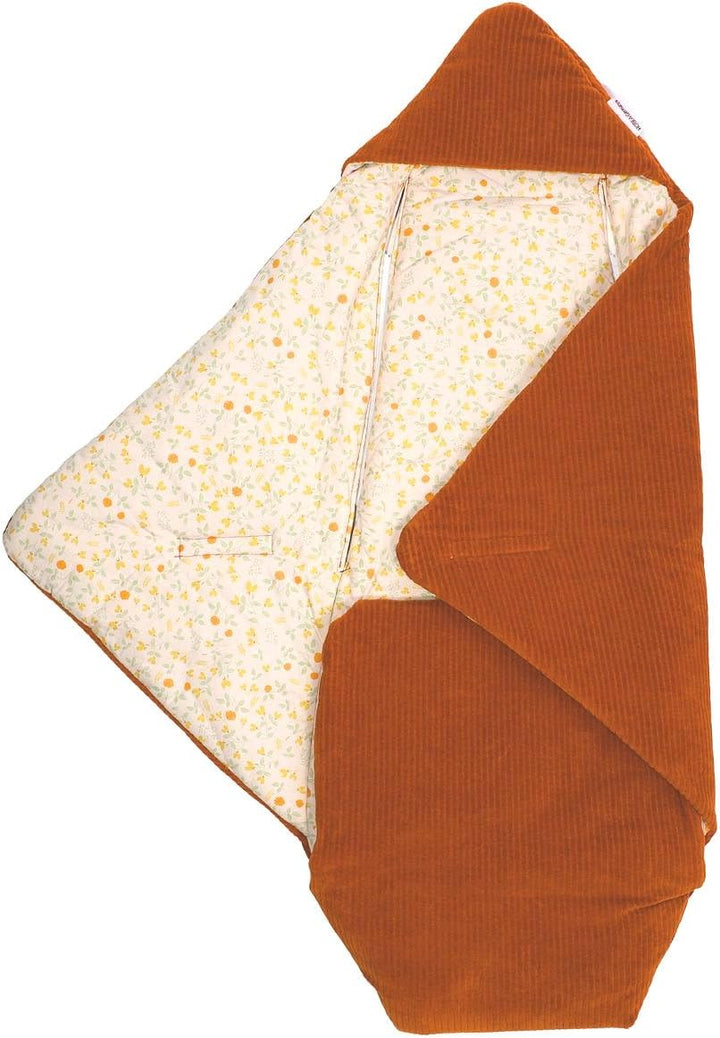HOBEA-Germany Baby Einschlagdecke aus Bio-Baumwolle – Decke für Babys, Passend für 3- und 5-Punkt-Gu