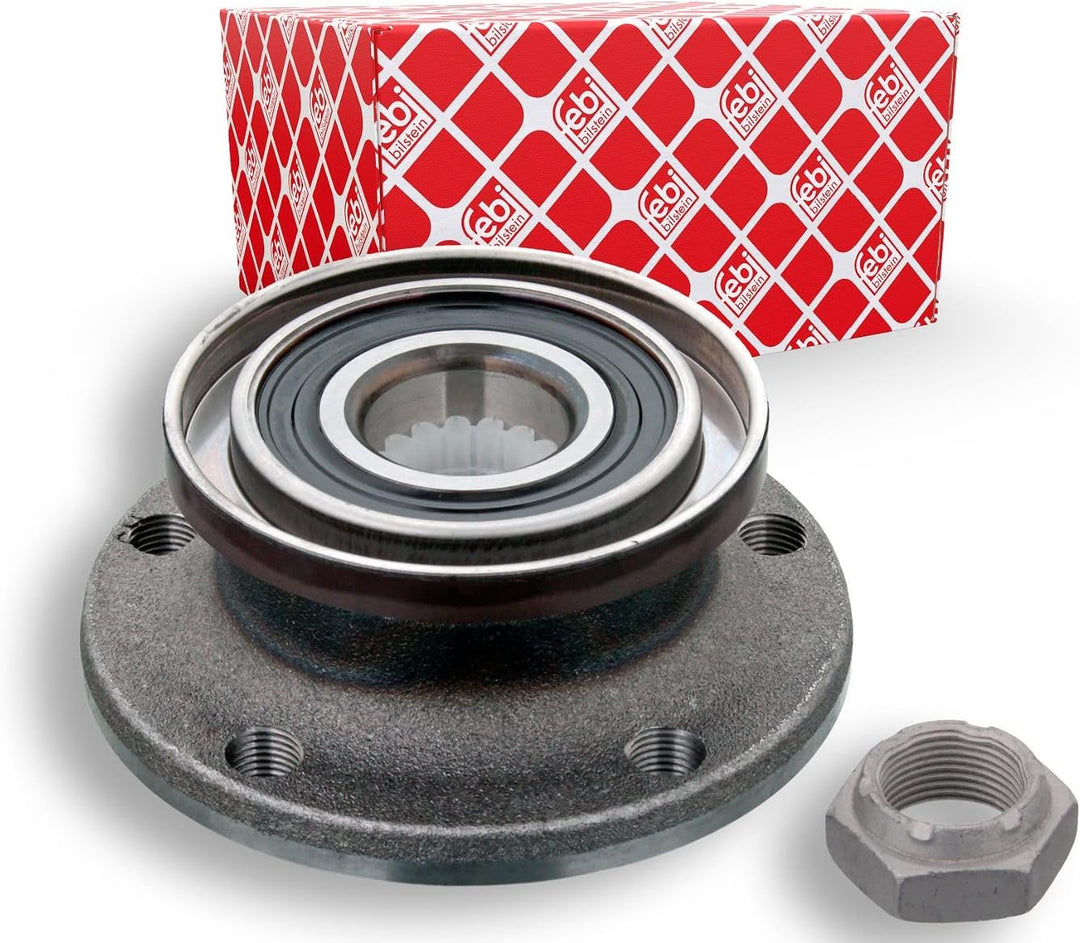febi bilstein 102777 Radlagersatz mit Radnabe und ABS-Impulsring , 1 Stück