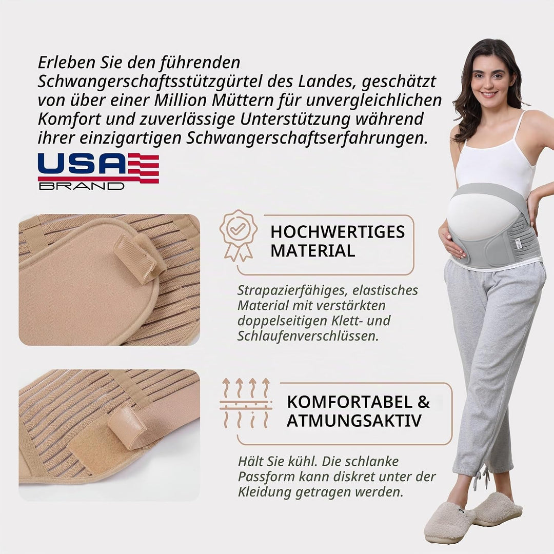 NEOtech Care - Bauchgurt für die Schwangerschaft - stützt Taille, Rücken &amp; Bauch - Schwangerschaftsg