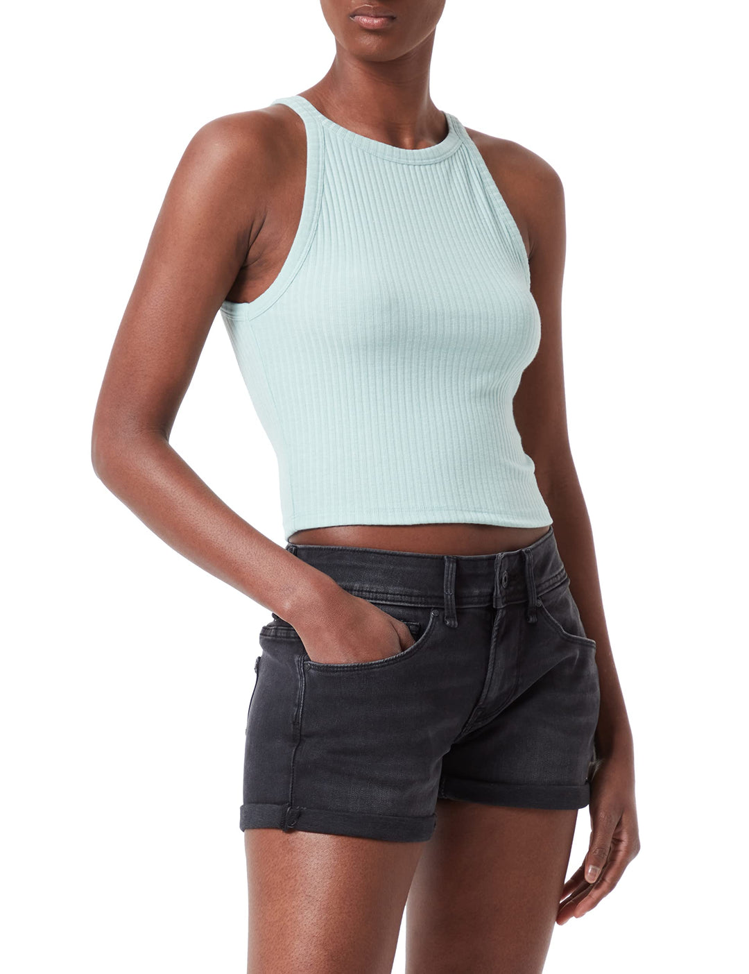 Pepe Jeans Damen Cargos Siouxie 24W Schwarz (Denim-xe2), 24W Schwarz (Denim-xe2)
