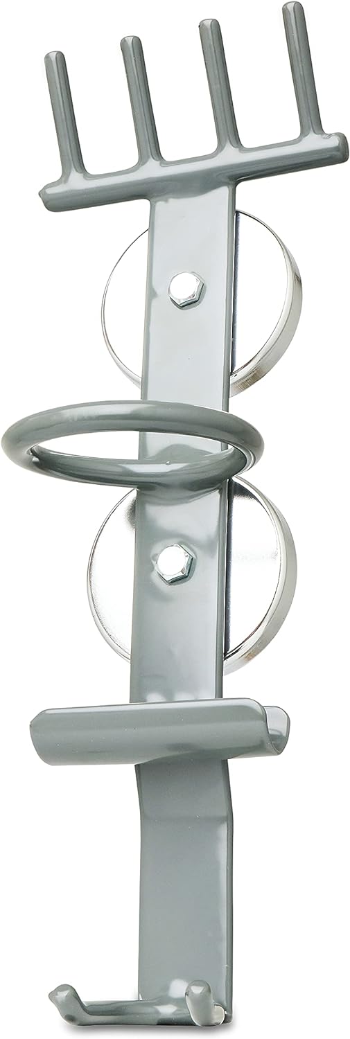 ABAC Werkzeughalter, magnetisch, 2 starke Magnete – Platz für 4 Steckschlüsseleinsätze 1/2 Zoll – Ha