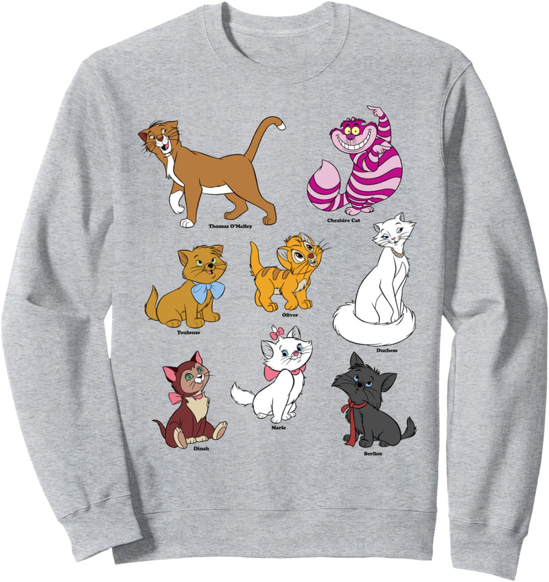 Disney Cats Group Shot Sweatshirt