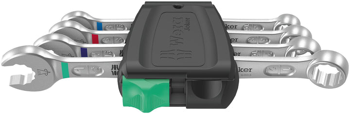 Wera - 05020229001 - Ringmaulschlüssel Satz, 6003 Joker 4 Imperial Set 1, 4-teilig, Imperial