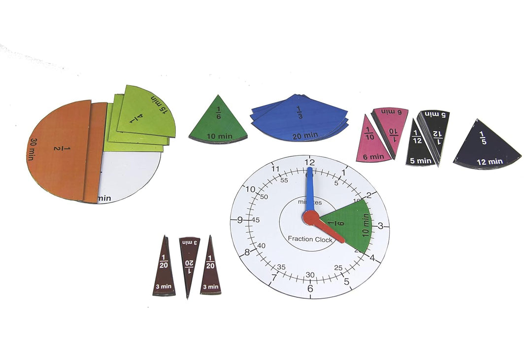 WISSNER 120140 aktiv lernen - Fraction Clock ZeitangabenundBruchteile