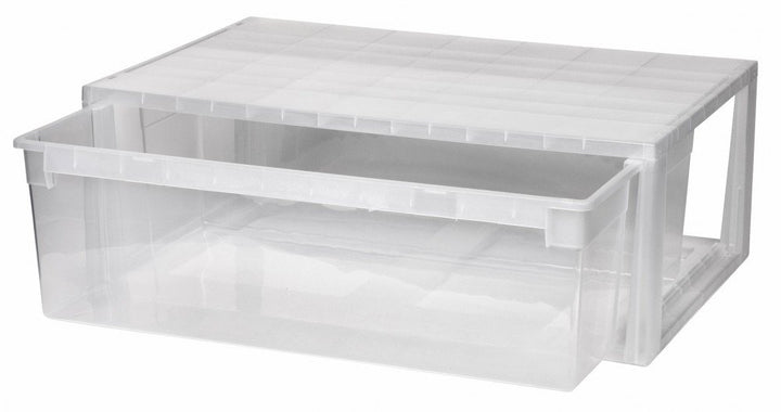 KREHER Schubladenbox mit 36 Liter Nutzvolumen in Grösse Extra Large (XL). Passend für z.B. Pullover,