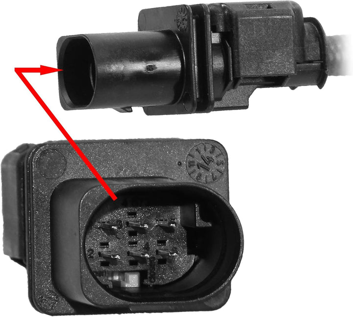 Bosch 0258017217 - Lambdasonde mit fahrzeugspezifischem Stecker