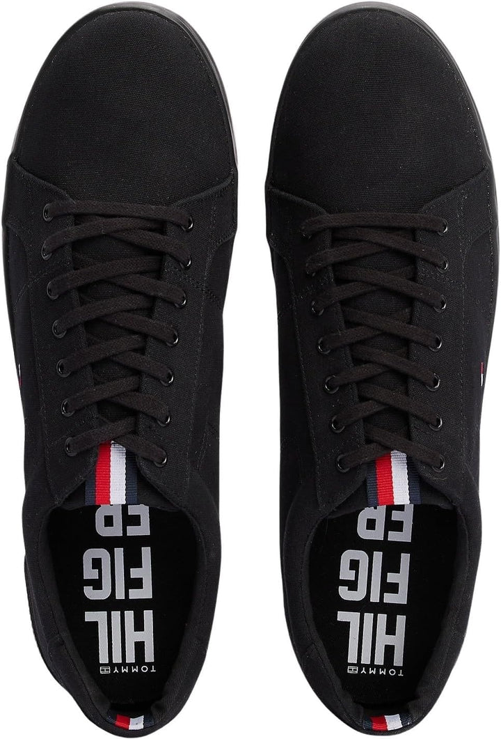 Tommy Hilfiger Herren H2285arlow 1d Vulkanisierte Sneaker 39 EU Schwarz, 39 EU Schwarz