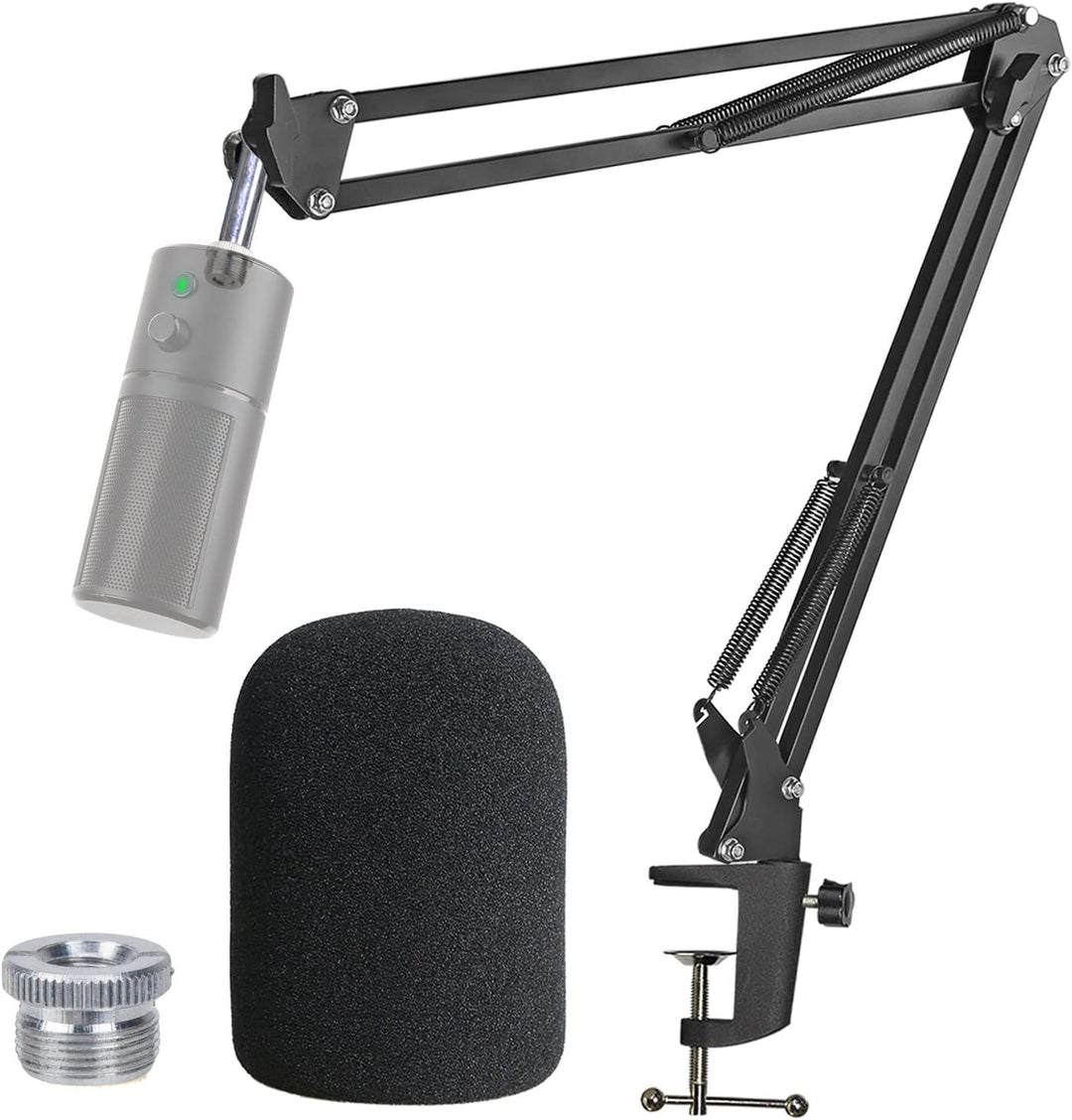 Razer Seiren X Mikrofonarm mit Popschutz - Gelenkarm mit Windschutz kompatibel mit Razer Seiren X US
