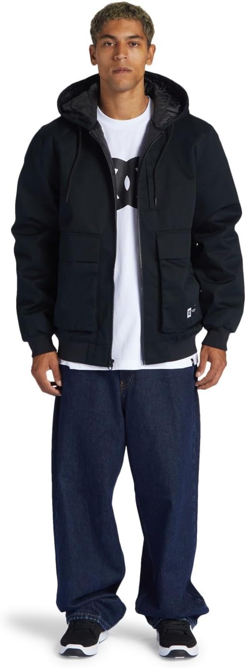 DC Shoes Herren Klettern Padded Winddicht S Schwarz, S Schwarz