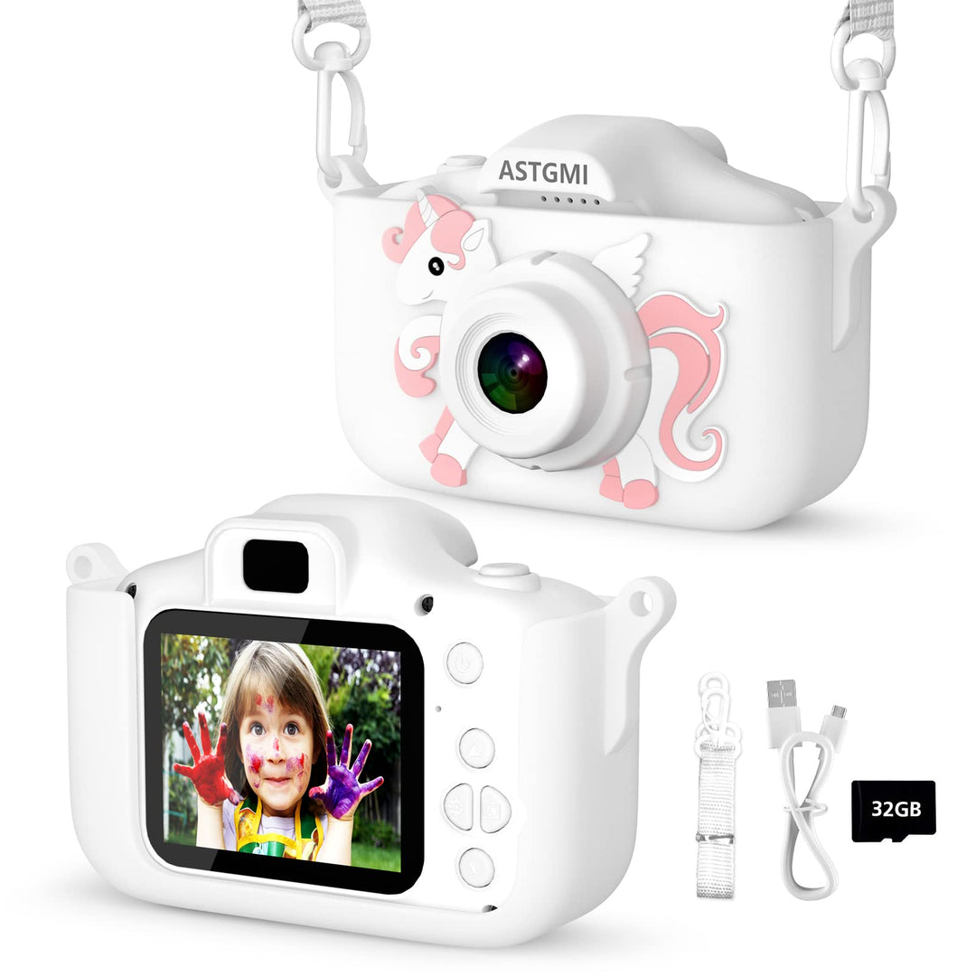 Kinder Kamera, 2.0”Display Digitalkamera,Geschenke für 3 4 5 6 8 7 9 10 11 12Jahre Jungen und mädche
