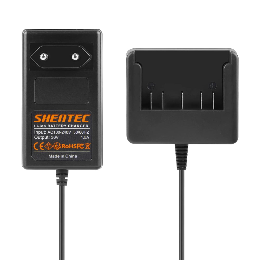 Shentec 36V Lithium akku Ladegerät für Bosch Rotak 32 LI 34 LI 37 LI 43 LI 1600Z0003C
