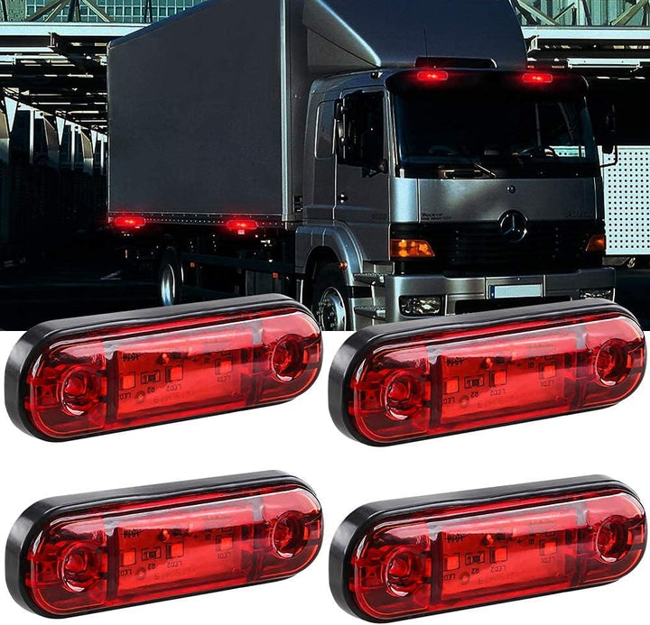 Seitenmarkierungsleuchten, 10 Stück 3LED Auto-Markierungsleuchten Autoseiten-Kontrollleuchten 12V 24