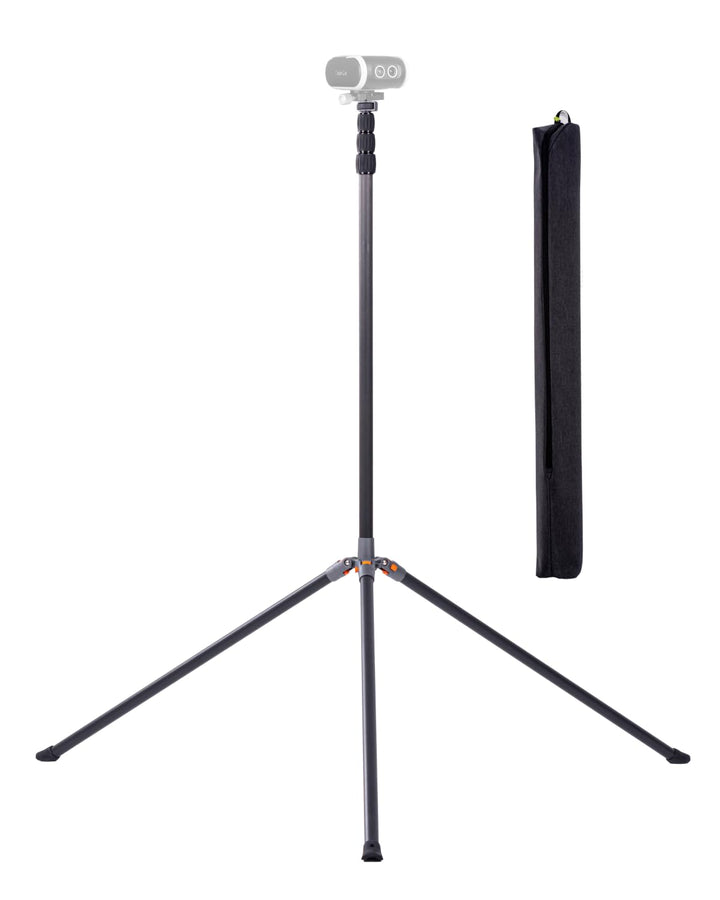 XbotGo NT4 PRO Carbonfaser-Kamerastativ 3,9m – Höhenverstellbar & faltbar mit Tragetasche, luftgedäm