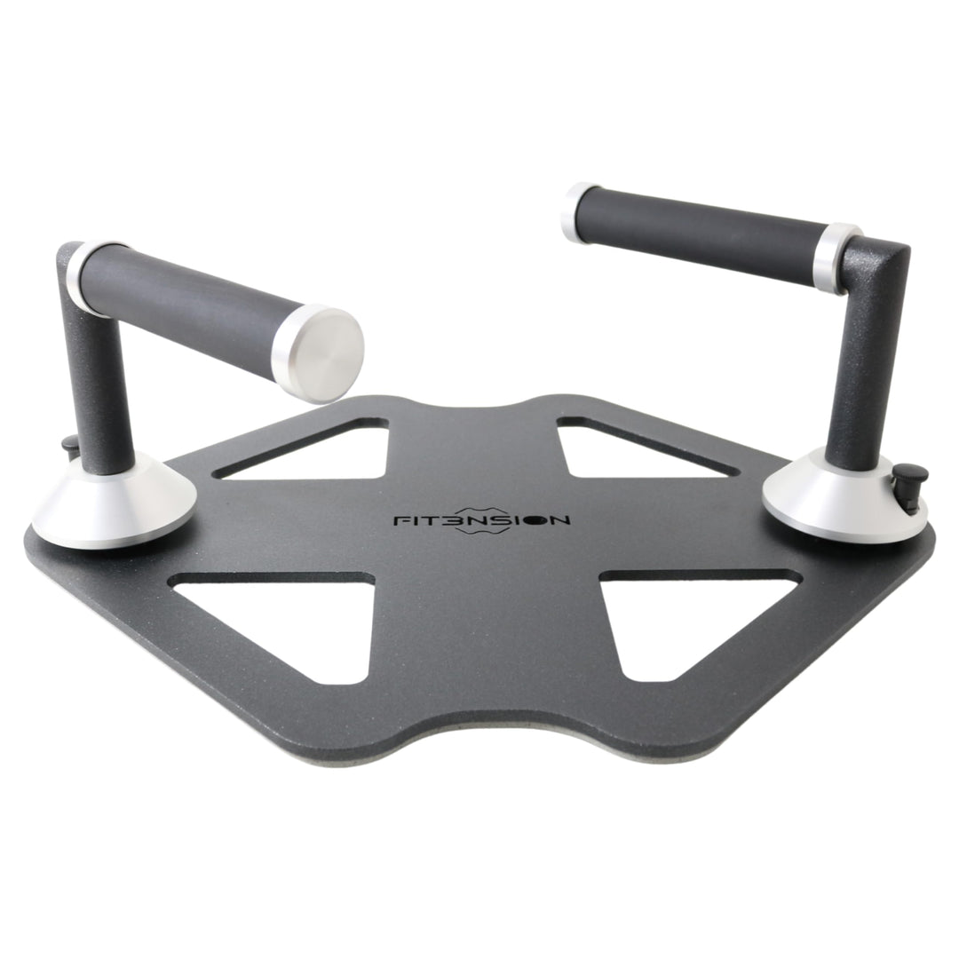 Base – Premium Liegestützgerät aus Metall | Push-Up Board mit 64 Griffpositionen | Ergonomische & be