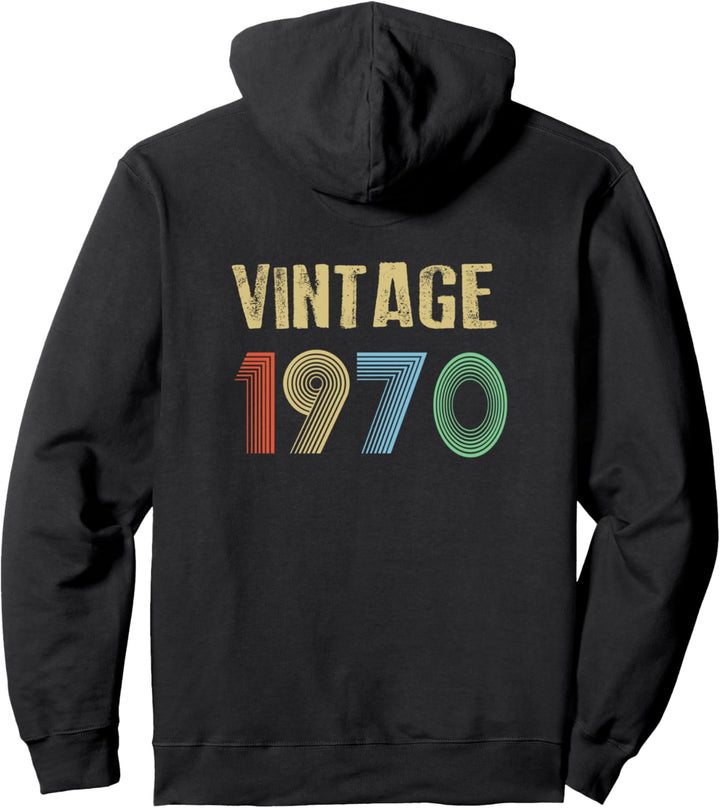 1970 Vintage Geburtstag Pullover Hoodie