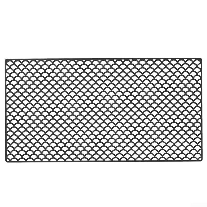 Grosse Silikon-Spülbeckenmatte, rutschfest, hitzebeständig, anpassbar, waschbar, 76 x 39,9 cm (schwa