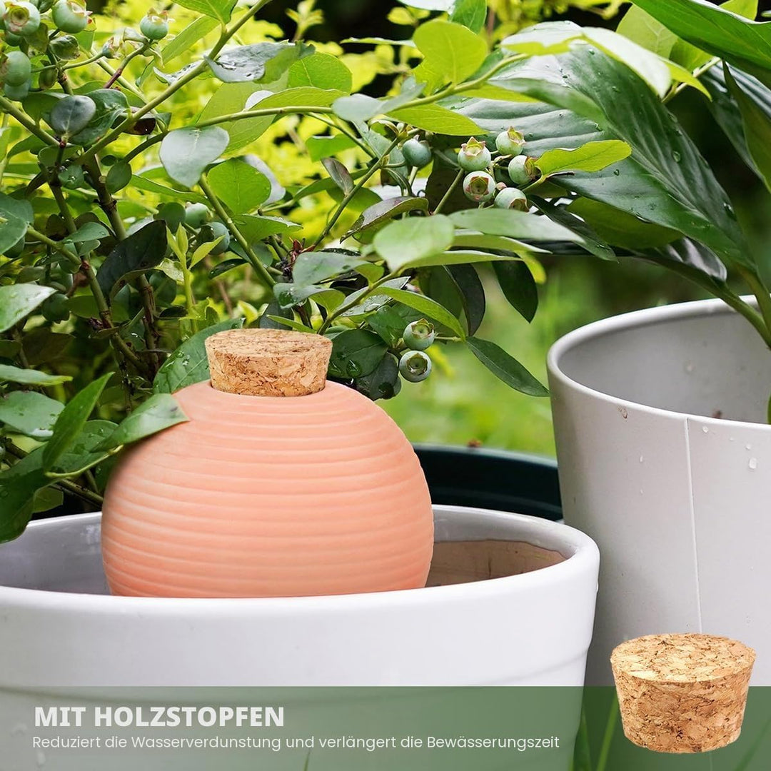 TerraCotta Pflanzen-Bewässerungsstäbe, automatische Pflanzenbewässerungskugeln-Geräte, 400 ml Wasser