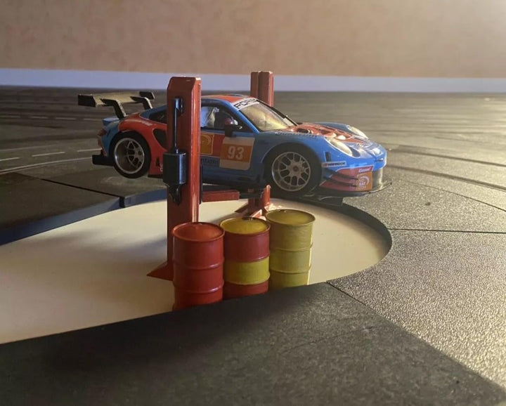 10x Ölfässer Benzinfässer 132 124 Slotcar Dekoration kompatibel für Carrera Digital