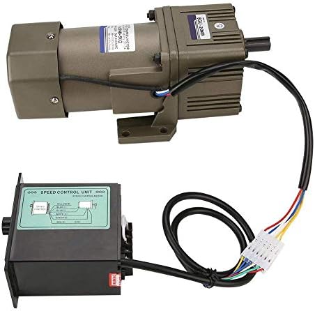 AC 220V 90W Motor mit einstellbarer Drehzahl Stufenlos regelbarer Frequenzumrichtermotor mit Getrieb