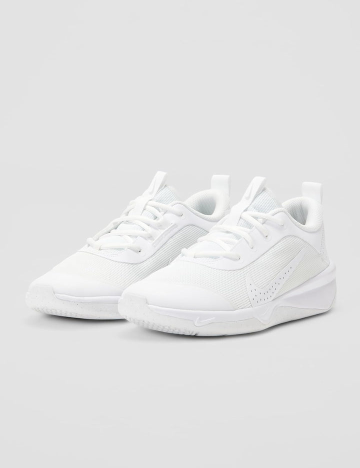 Nike Unisex Kinder Omni Sneaker 28.5 EU White White Pure Platinum, 28.5 EU White White Pure Platinum