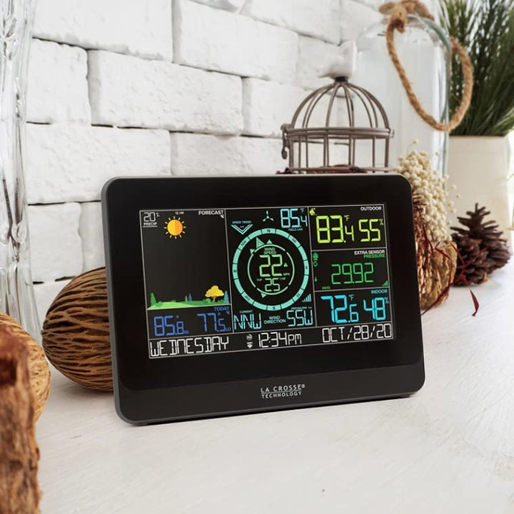La Crosse Technology - WS6863 Wetterstation Semi-Professional mit WLAN-Verbindung – Schwarz
