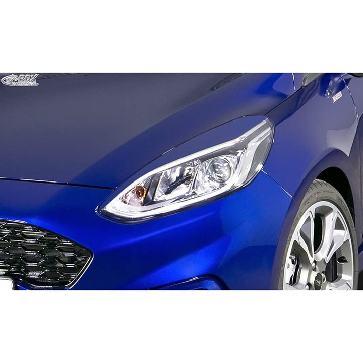 Scheinwerferblenden kompatibel mit Ford Fiesta MK8 2017-2022 (ABS)