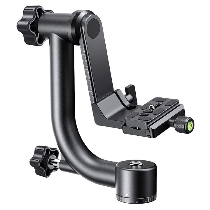 K&F Concept Aluminium Gimbalkopf, Professional Heavy Duty Metall 360° Panorama Stativkopf mit 20 KG