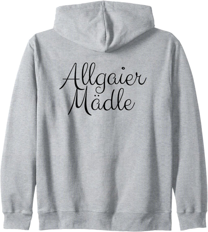 Allgaier Mädle (Schwarz) Mädels aus dem Allgäu Kapuzenjacke
