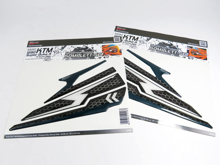 BIKE-label Tankpad Seitenpad kompatibel für KTM 1290 Super Duke R ab BJ 2020 X800464VA 1290 Super Du