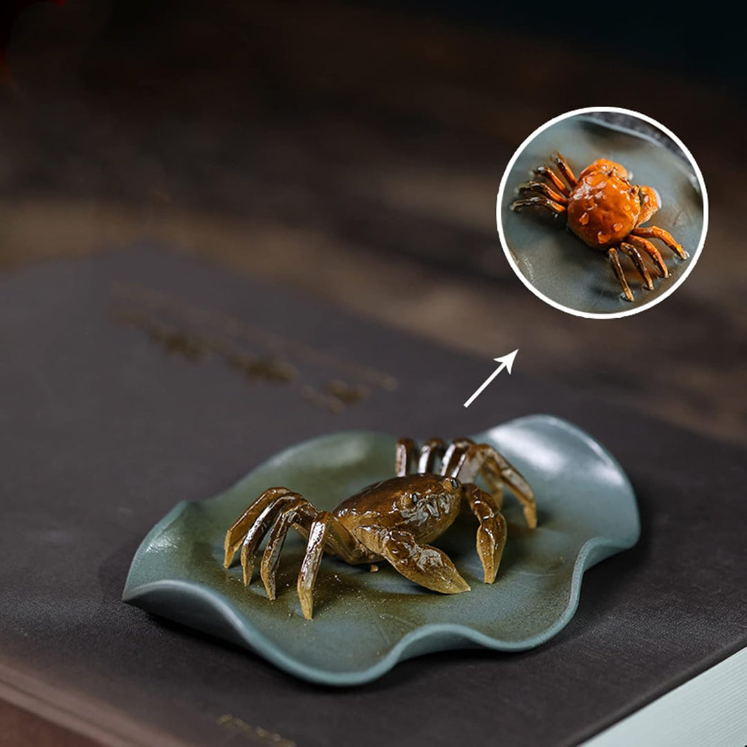 Tea Pet Color Changing Crab Change Color Cute Tea Pet Can Change Color Zisha Kungfu Tea Table Tearoo