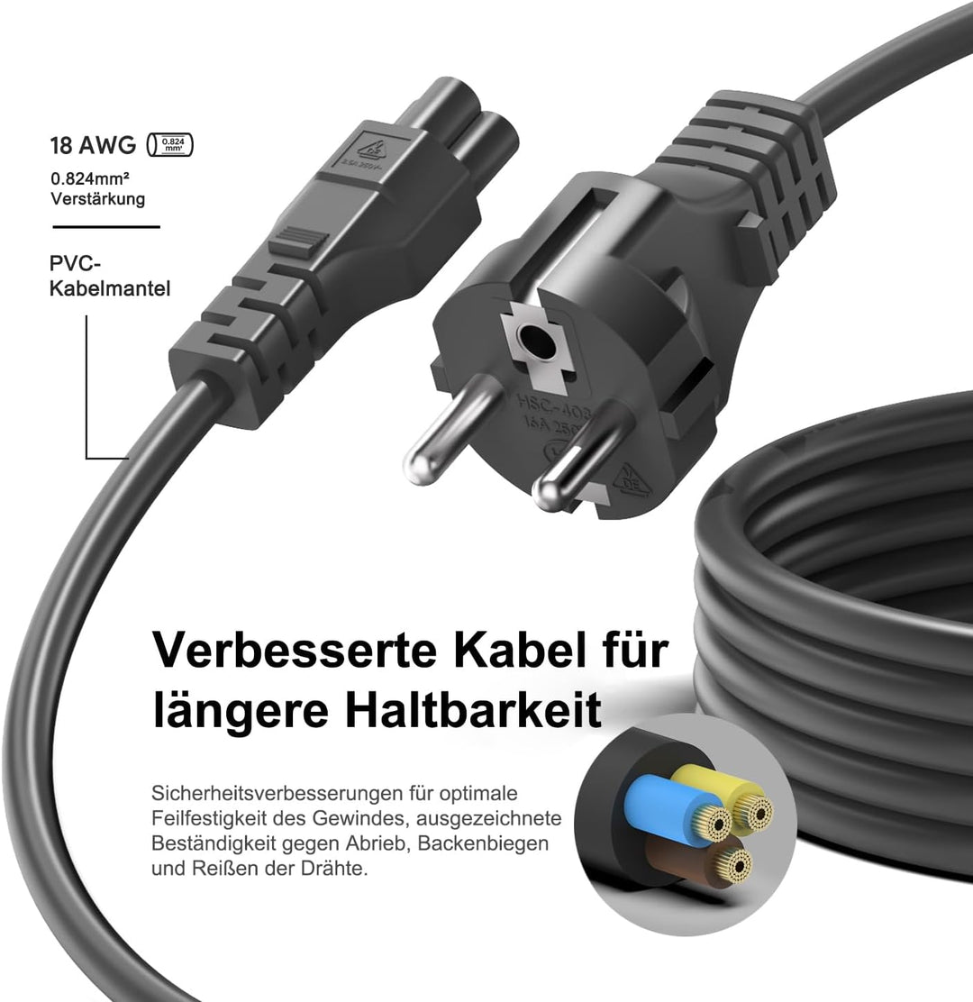 HKY 100W USB C Netzteil Ladegerät für EF ECOFLOW Delta 3 Classic Tragbare Powerstation EcoFlow Delta