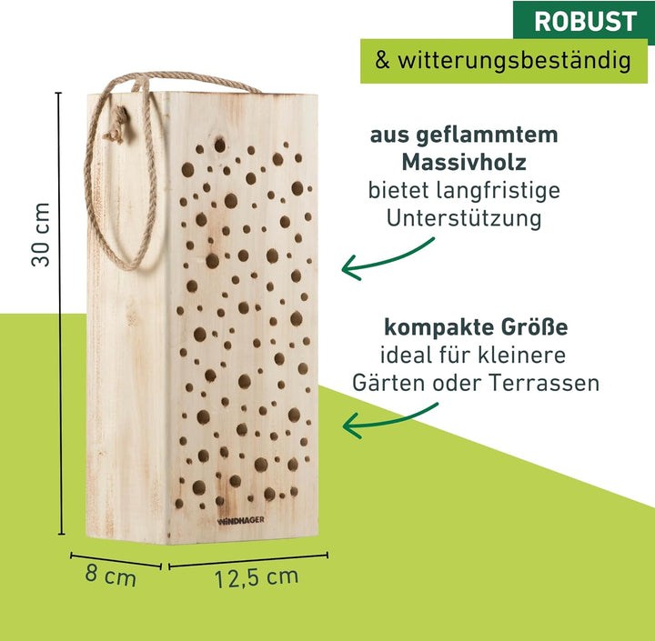 Wildbienennistholz