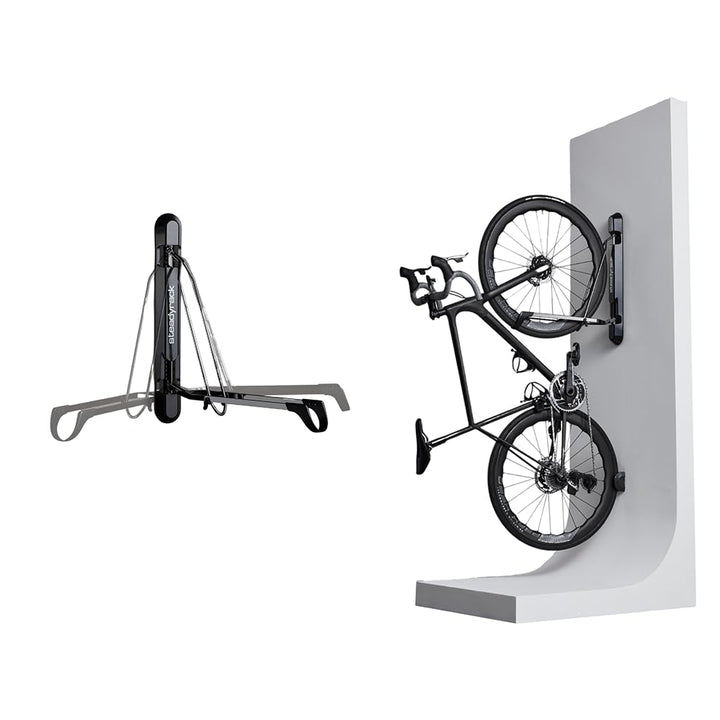 Steadyrack ProFlex Narrow Fahrrad Wandhalterung - Vertikale Fahrradhalterung klappbar für Garage &amp; W