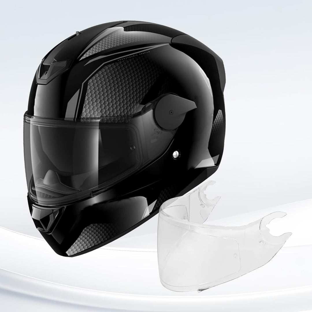 Helmvisier für Shark D Skwal D-Skwal 2 Spartan,Motorradhelm Visier,Motorrad Windschutz Helm Objektiv