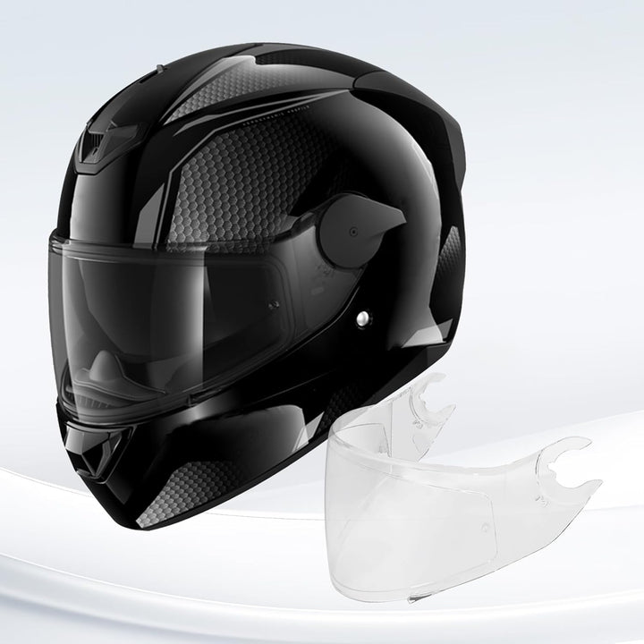 Helmvisier für Shark D Skwal D-Skwal 2 Spartan,Motorradhelm Visier,Motorrad Windschutz Helm Objektiv