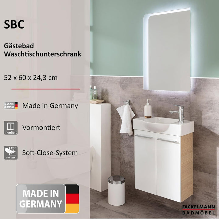 FACKELMANN SBC Mini Waschtischunterschrank 55 | Art.Nr: 84641