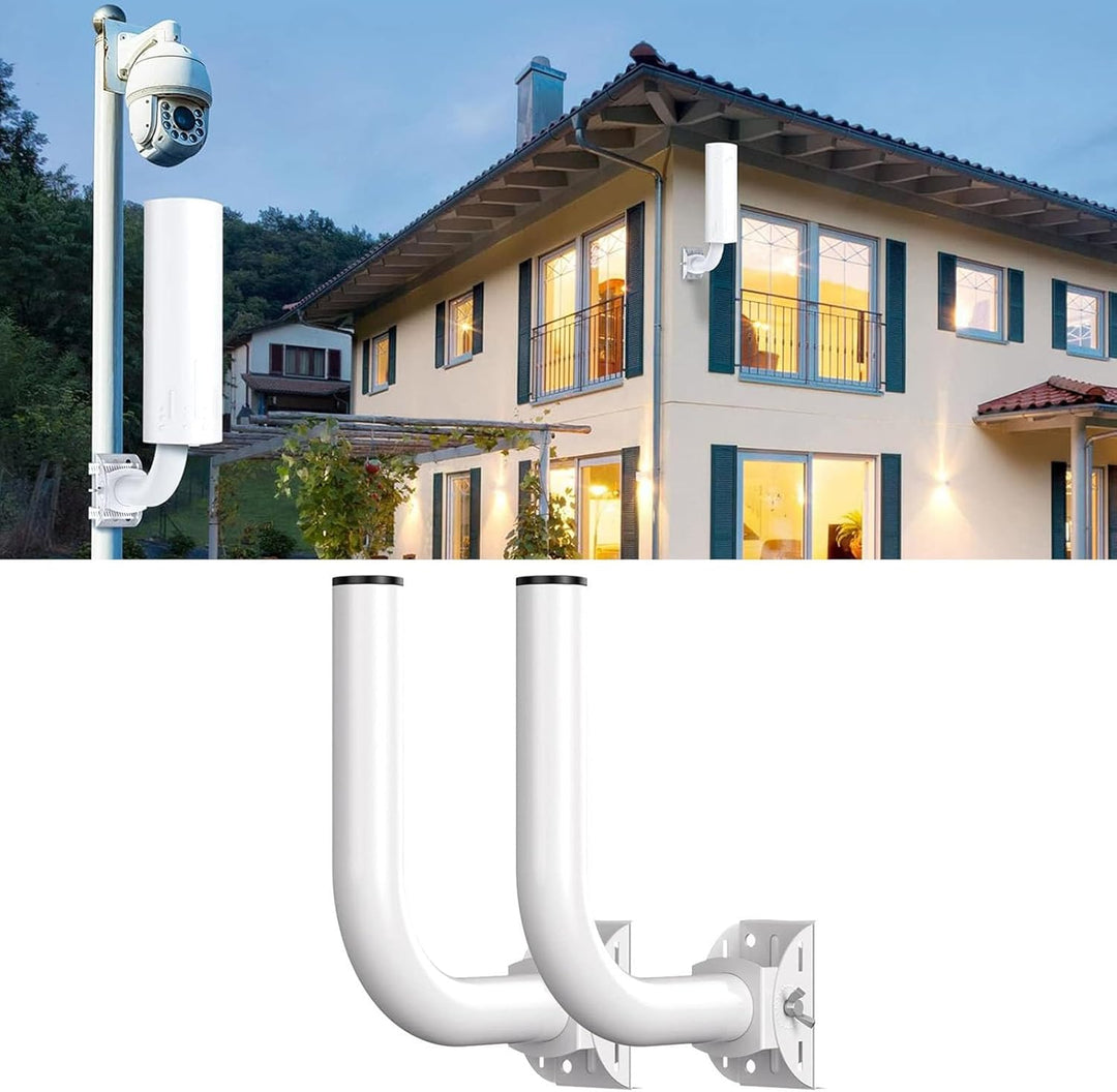 WLAN Antennenhalterung aus Edelstahl, 150° verstellbar, für Wand-, Dach- und Traufenmontage, 2er-Pac