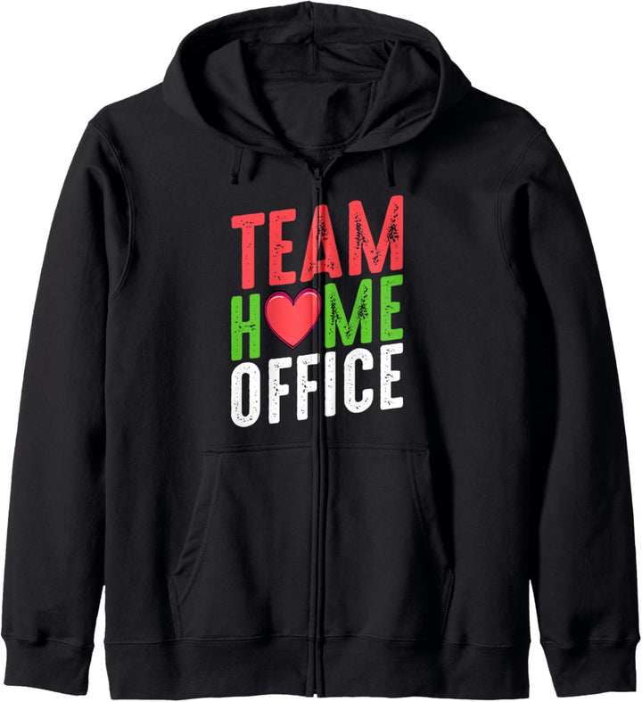 Team Home Office 2020 Remote Arbeiter Heimarbeit Geschenk Kapuzenjacke