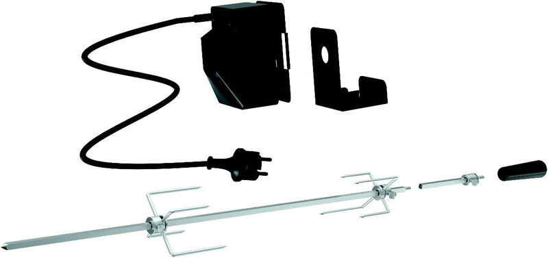 tepro Grillzubehör Universal Grillspiess-Set für Netzbetrieb aus Edelstahl, Netzbetrieb