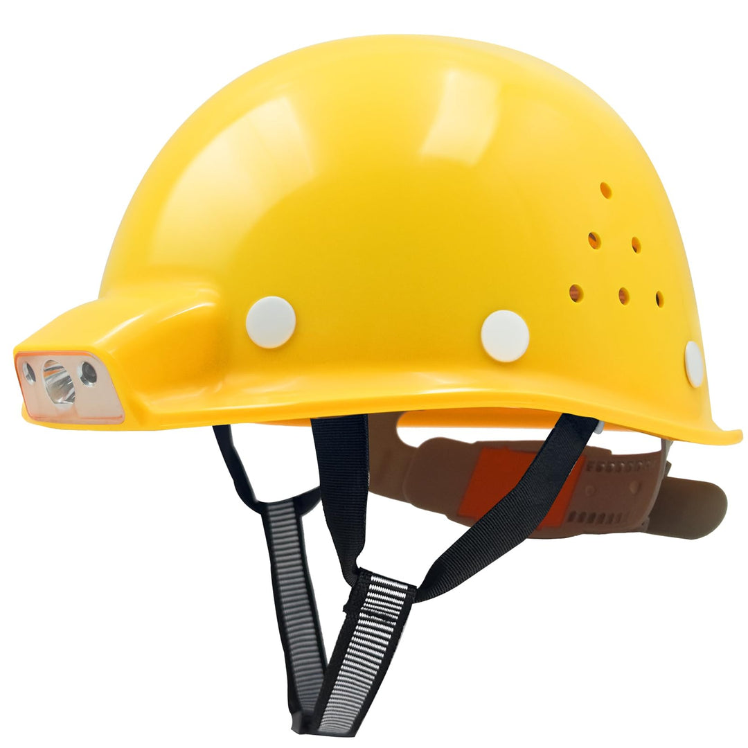 Bauhelm EN397, Mustbau Sicherheitsheilm, Arbeitshelm Schutzhelm für 53-65 cm Kopfumfang verstellbar,