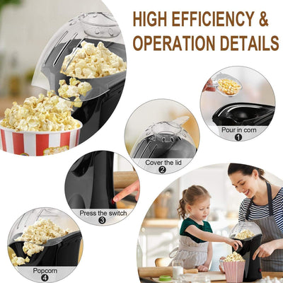 COOCHEER 5261_B_EU Popcorn Maschine, Kunststoff