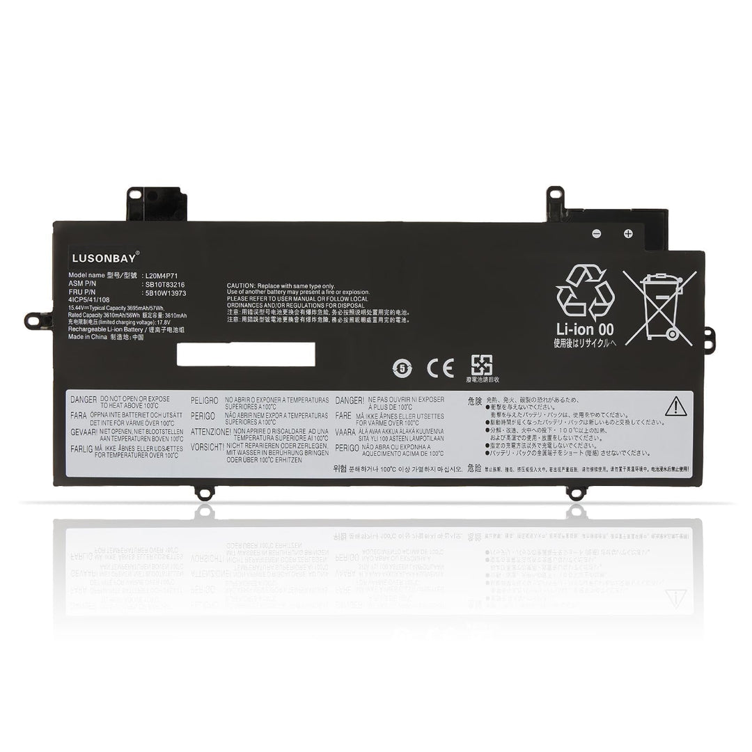 L20C4P71 SB10T83217 Laptop Akku Ersatz für Lenovo ThinkPad X1 Carbon 9th 10th Gen X1 Yoga 6th 7th Ge