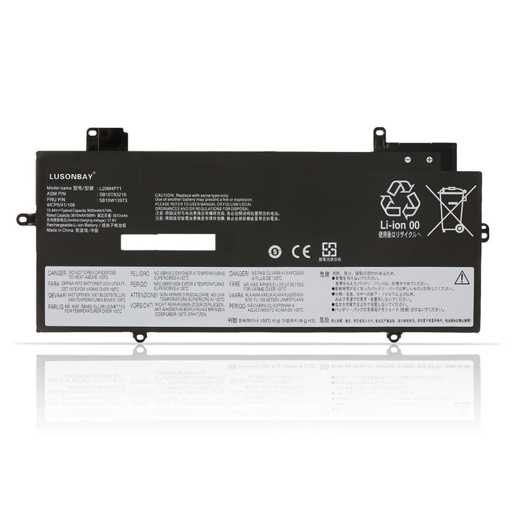 L20C4P71 SB10T83217 Laptop Akku Ersatz für Lenovo ThinkPad X1 Carbon 9th 10th Gen X1 Yoga 6th 7th Ge