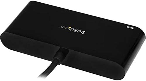 StarTech.com 3 Port USB 3.0 Hub mit Gigabit Ethernet und Stromversorgung - USB Type C Hub mit GbE un