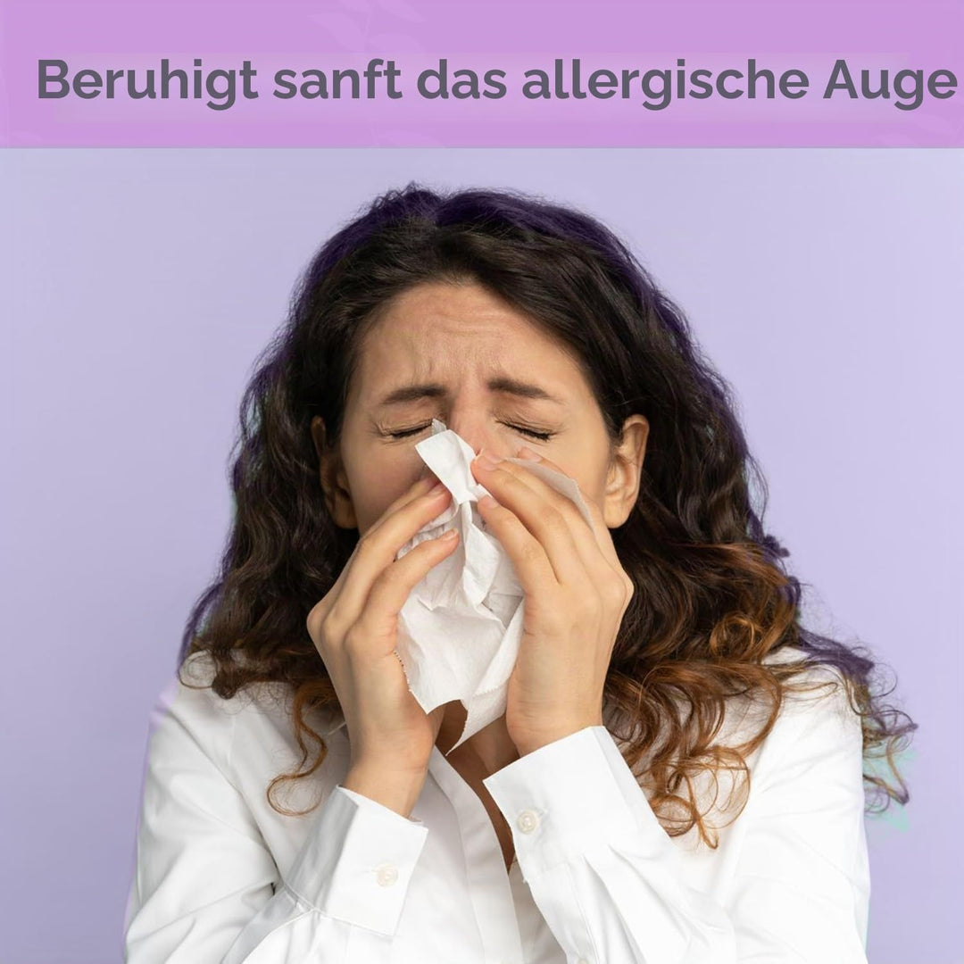 NOVEHA - Schäumender Augenlidreiniger mit Teebaumöl und Lavendel | Hypoallergene Feuchtigkeitsseife