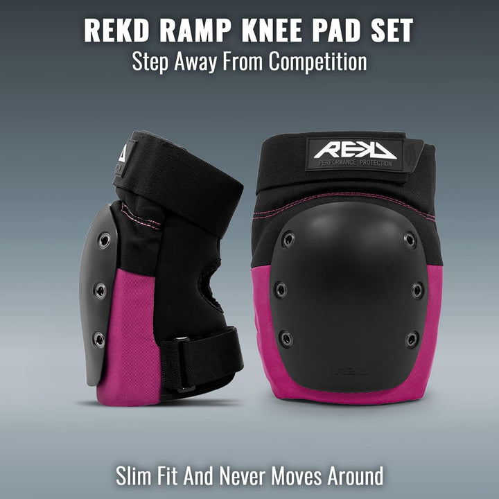 Rekd Unisex – Erwachsene Rkd620 kniebandage M schwarz / rosa, M schwarz / rosa