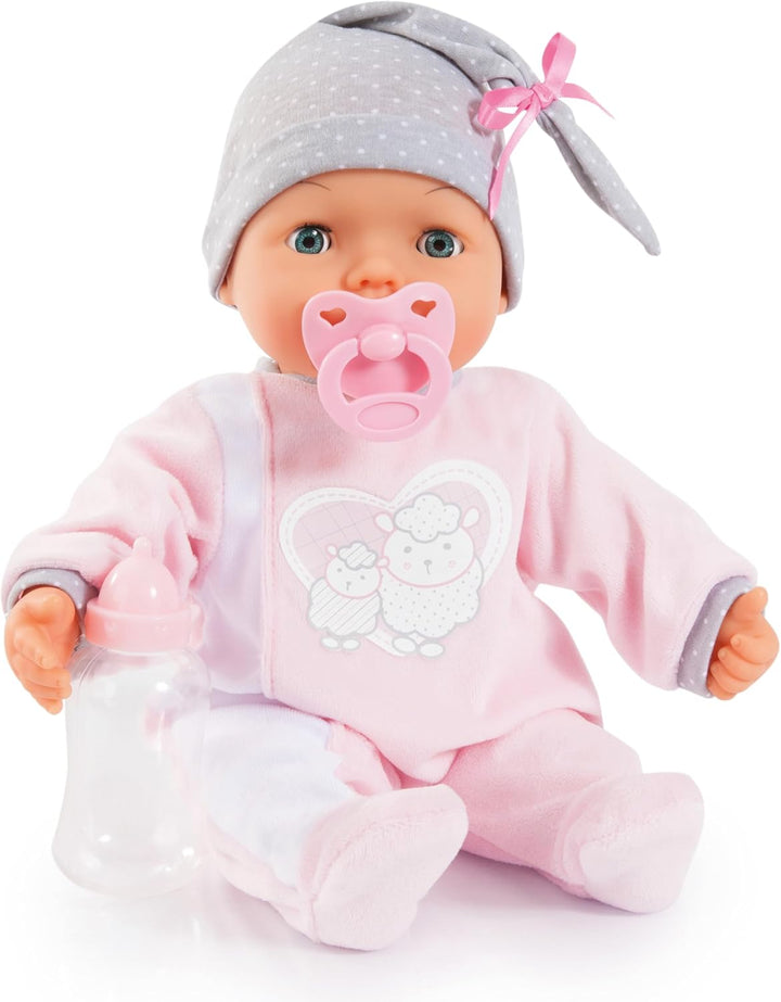 Bayer Design 93829AA My Piccolina Interactive Puppe mit Funktion, sprechend, Babylaute, bewegt den M