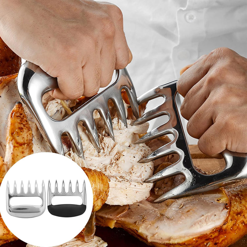 Fleischklauen aus Metall, Bärenklauenstruktur, Stark Reissender Fleischeffekt, Edelstahl-Fleischgabe