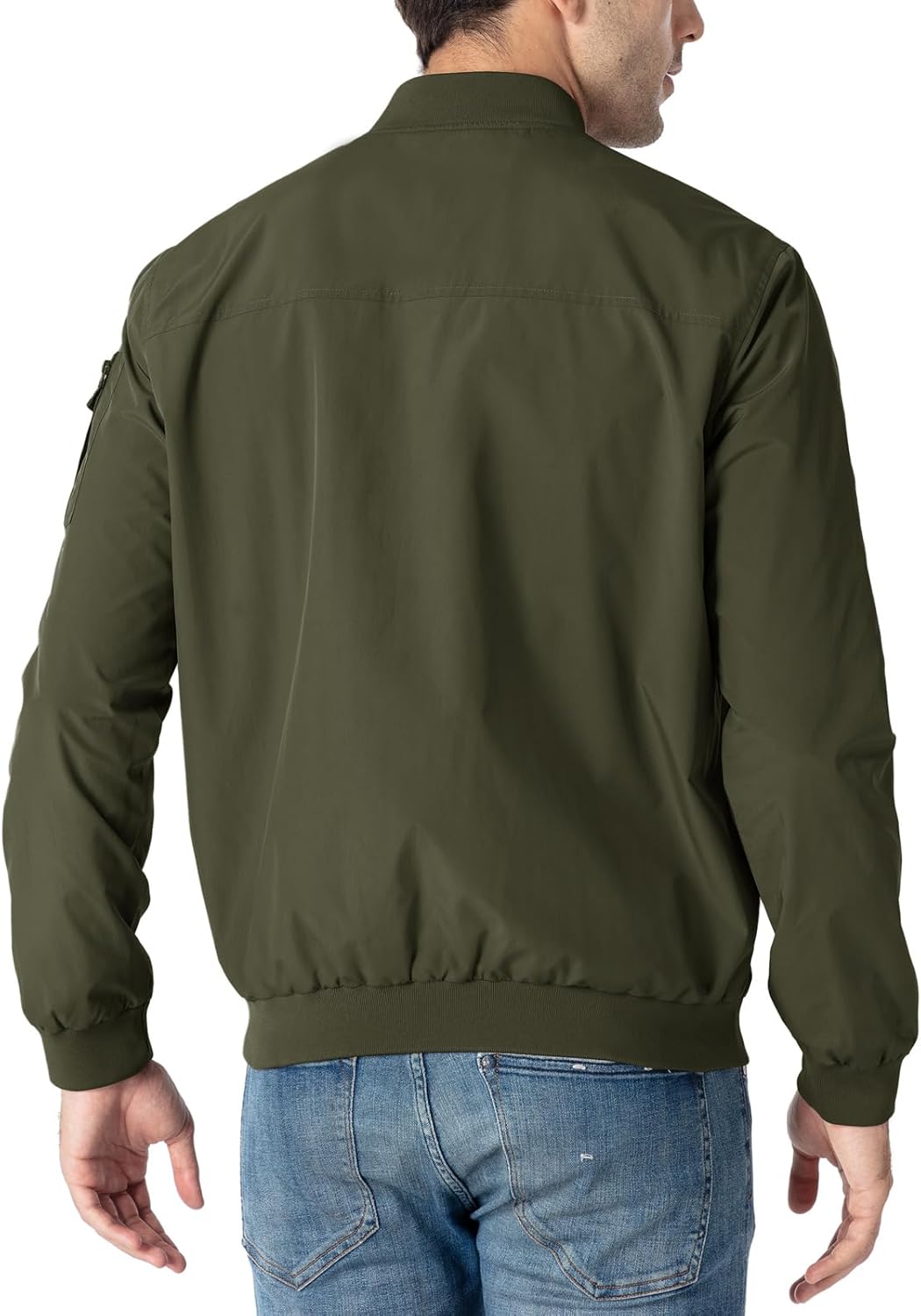 donhobo Herren Jacken Leichte Windbreaker Übergangsjacke Bomberjacke Frühling Herbst Fliegerjacke St
